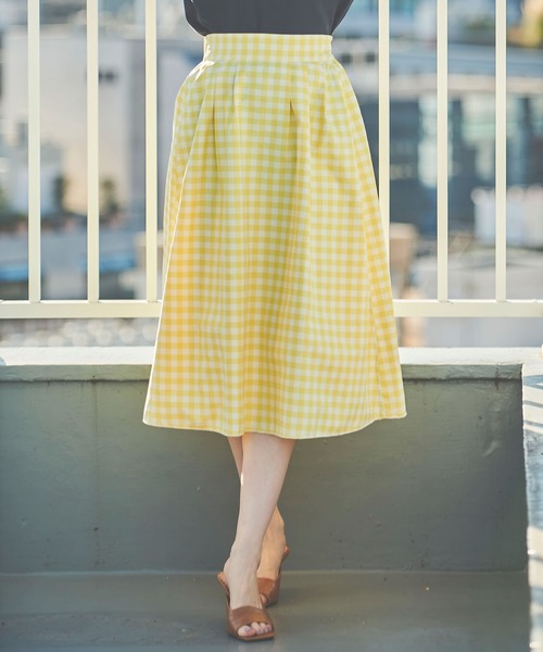 セール リバーシブルギンガムチェックスカート スカート 31 Sons De Mode トランテアン ソン ドゥ モード のファッション通販 Zozotown