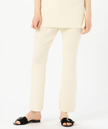 TOMORROWLAND  | コットンストレッチリブ セミフレアパンツ(その他パンツ)