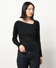 HONEYSUCKLE ROSE | 【HONEYSUCKLE ROSE】アシメネックロンＴ(Tシャツ/カットソー)