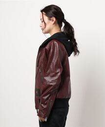 Champion（チャンピオン）の「COACH X CHAMPION レザー ジャケット