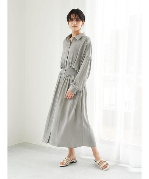 セール シャーリングギャザーシャツワンピース ワンピース Yecca Vecca イェッカヴェッカ のファッション通販 Zozotown セール シャーリングギャザーシャツワンピース ワンピース Yecca Vecca イェッカヴェッカ のファッション通販 Zozotown