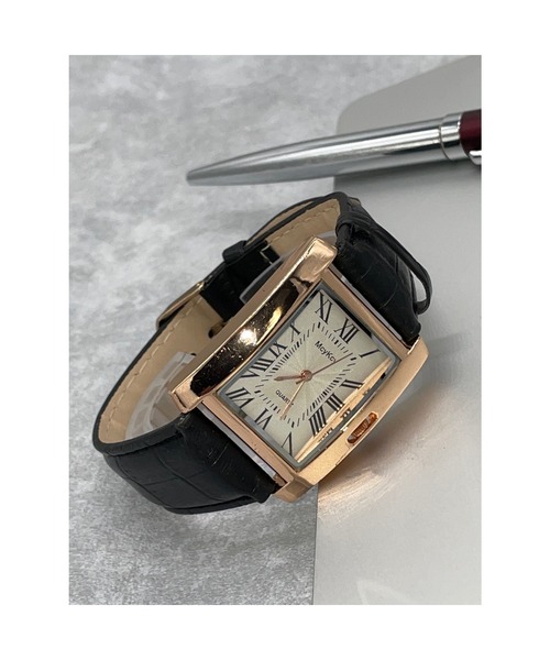 LA VORAGINE（ラ ヴォラジネ）の「デザイン ウオッチ（アナログ腕時計・メンズ・その他10/その他3/その他1/その他6/その他4/その他2/その他5/その他19/その他8/その他11/その他7/その他9/その他18/その他13/I/H/P/その他17/W/O/ホワイト/その他16/U/M/キャメル/J/ブラウン系その他5/その他15/R/その他14/Q/その他12・FREE）」の6枚目の写真