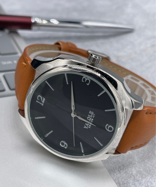 LA VORAGINE（ラ ヴォラジネ）の「デザイン ウオッチ（アナログ腕時計・メンズ・その他10/その他3/その他1/その他6/その他4/その他2/その他5/その他19/その他8/その他11/その他7/その他9/その他18/その他13/I/H/P/その他17/W/O/ホワイト/その他16/U/M/キャメル/J/ブラウン系その他5/その他15/R/その他14/Q/その他12・FREE）」の4枚目の写真