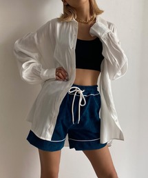 Avvenente | 【Avvenente】オーロラシャイニーオーバーシャツ(シャツ/ブラウス)