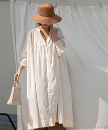 URBAN RESEARCH DOORS | コットンボイルギャザーワンピース(ワンピース)