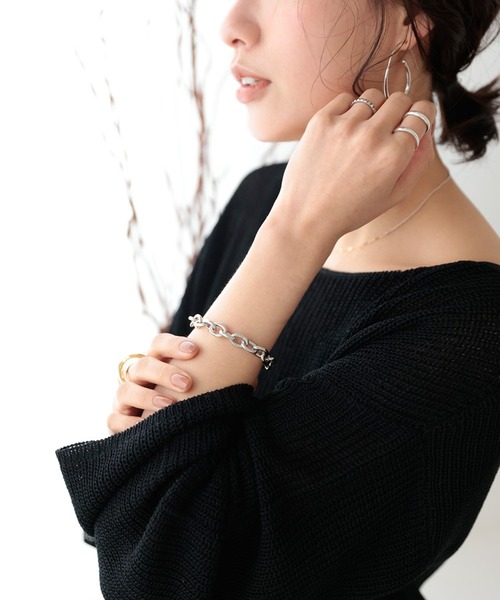 DONOBAN（ドノバン）の「リングチェーンブレスレット（ブレスレット・レディース・シルバー・ONESIZE）」の3枚目の写真