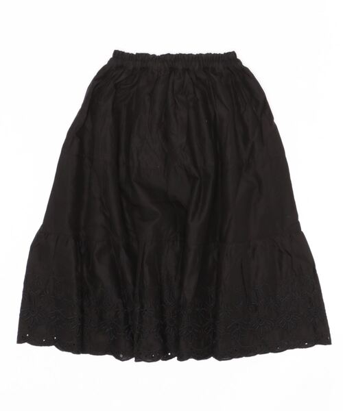 LOWRYS FARM（ローリーズファーム）の「スソレースティアードスカート　942178（スカート・キッズ・ブラック/オフホワイト/イエロー・110cm/120cm/130cm）」の12枚目の写真