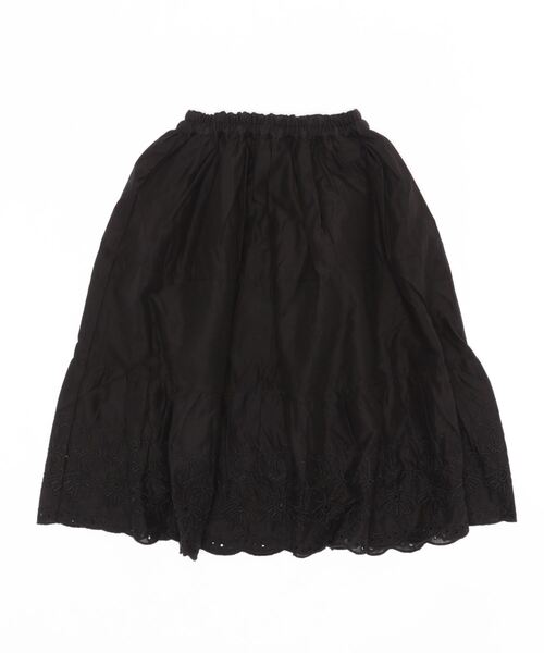 LOWRYS FARM（ローリーズファーム）の「スソレースティアードスカート　942178（スカート・キッズ・ブラック/オフホワイト/イエロー・110cm/120cm/130cm）」の11枚目の写真