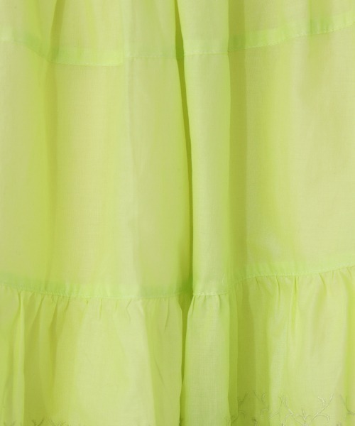 LOWRYS FARM（ローリーズファーム）の「スソレースティアードスカート　942178（スカート・キッズ・ブラック/オフホワイト/イエロー・110cm/120cm/130cm）」の9枚目の写真