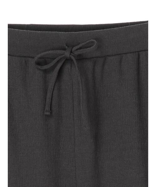 Green　Parks（グリーンパークス）の「変形ジャガードカットパンツ＊（その他パンツ・レディース・チャコールグレー/カーキ/ライトベージュ・FREE）」の14枚目の写真