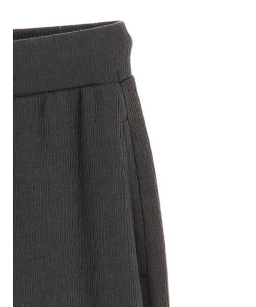 Green　Parks（グリーンパークス）の「変形ジャガードカットパンツ＊（その他パンツ・レディース・チャコールグレー/カーキ/ライトベージュ・FREE）」の15枚目の写真