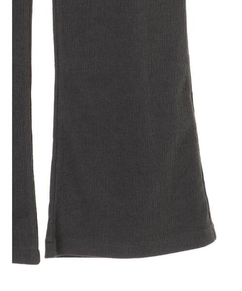 Green　Parks（グリーンパークス）の「変形ジャガードカットパンツ＊（その他パンツ・レディース・チャコールグレー/カーキ/ライトベージュ・FREE）」の16枚目の写真