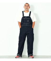 【大きいサイズ5Lまで/年間ベストセラー】Lee/リー デニムサロペット/オーバーオール DUNGAREES / ゆったりリラックス