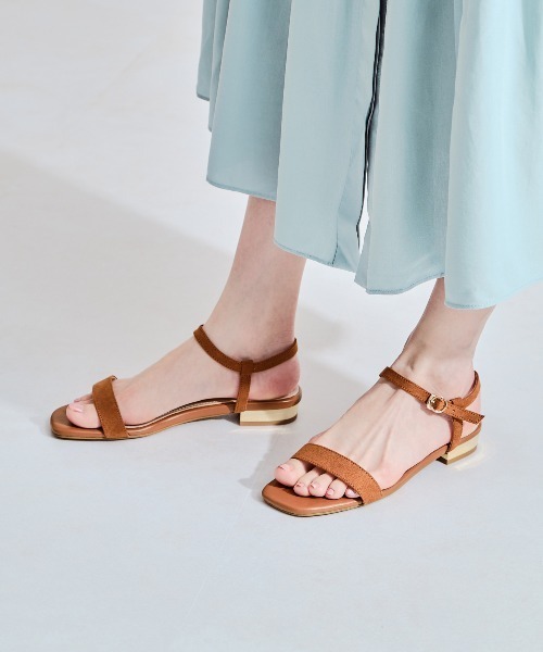 ORiental TRaffic（オリエンタルトラフィック）の「【WEB限定アイテム】ストラップサンダル/11196（サンダル・レディース・グリーン/ベージュ/ガンメタ/キャメル/ブラック/ブラウン・LL/M/SS/3L/L/S）」の5枚目の写真