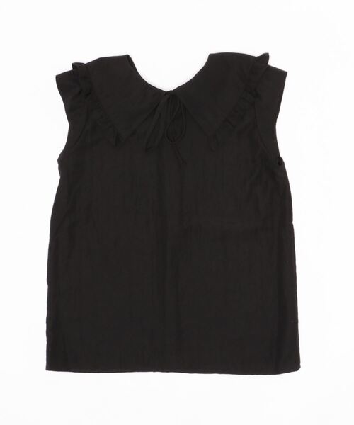 repipi armario(レピピ アルマリオ)の「フリル2WAYブラウス(シャツ/ブラウス・キッズ・ホワイト/ブラック/チャコールグレー・LARGE/SMALL/MEDIUM)」の5枚目の写真