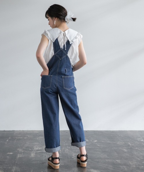 repipi armario(レピピ アルマリオ)の「フリル2WAYブラウス(シャツ/ブラウス・キッズ・ホワイト/ブラック/チャコールグレー・LARGE/SMALL/MEDIUM)」の7枚目の写真