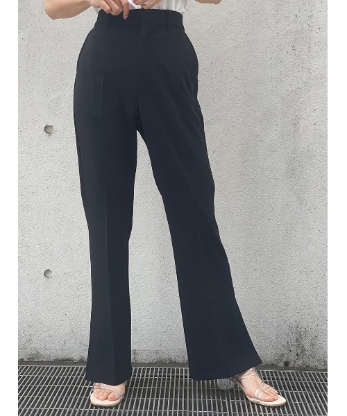 one way（ワンウェイ）の「【oneway】ジョーゼットPUスリットフレアーパンツ（スラックス・レディース・ブラック/ライトブルー/ホワイト・FREE）」の19枚目の写真