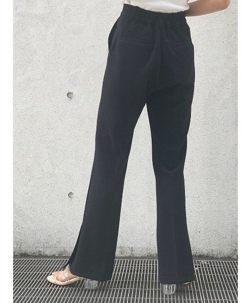 one way（ワンウェイ）の「【oneway】ジョーゼットPUスリットフレアーパンツ（スラックス・レディース・ブラック/ライトブルー/ホワイト・FREE）」の20枚目の写真