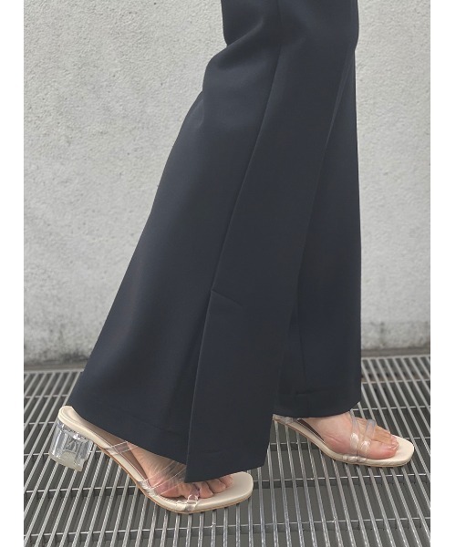 one way（ワンウェイ）の「【oneway】ジョーゼットPUスリットフレアーパンツ（スラックス・レディース・ブラック/ライトブルー/ホワイト・FREE）」の22枚目の写真