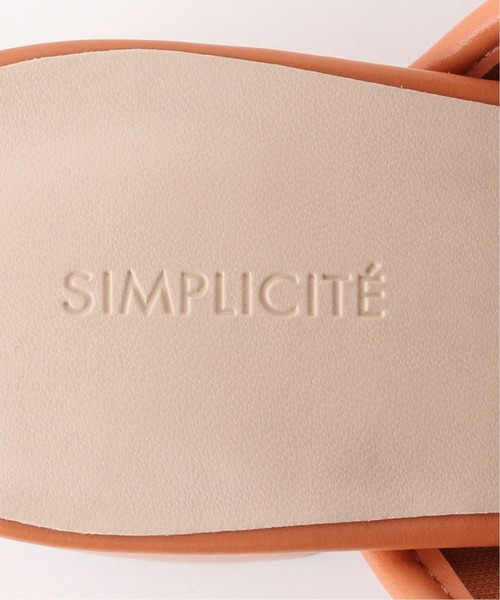 Simplicite(サンプリシテ)の「スクエアトゥソフトサンダル(サンダル・レディース・アイボリー/ベージュ/オレンジ・SMALL/MEDIUM/LARGE)」の5枚目の写真