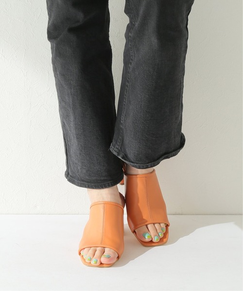 Simplicite(サンプリシテ)の「スクエアトゥソフトサンダル(サンダル・レディース・アイボリー/ベージュ/オレンジ・SMALL/MEDIUM/LARGE)」の9枚目の写真