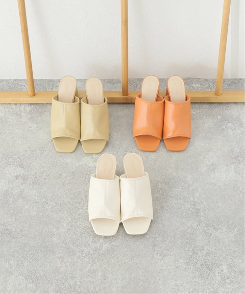 Simplicite(サンプリシテ)の「スクエアトゥソフトサンダル(サンダル・レディース・アイボリー/ベージュ/オレンジ・SMALL/MEDIUM/LARGE)」の19枚目の写真