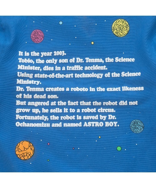 BAIT（ベイト）の「【2105_ASB】ASTRO BOY SPACE CREW 215-ASB-SWT-001（スウェット・メンズ・ブルー・LARGE/XX-LARGE/X-LARGE/MEDIUM）」の7枚目の写真