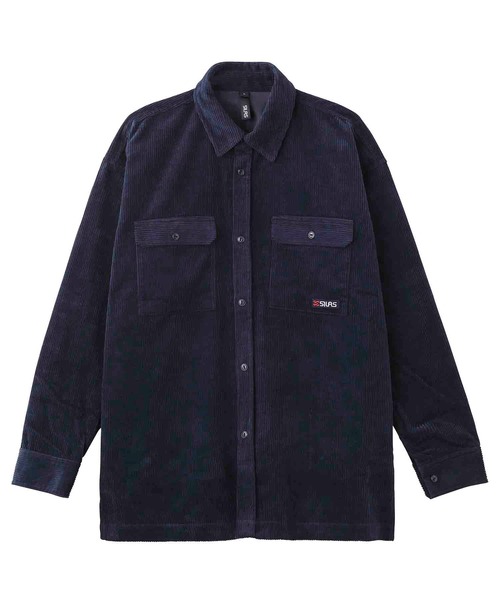 SILAS(サイラス)の「CORDUROY SHIRT JACKET(その他アウター・メンズ・ブラック/ネイビー/オフホワイト・MEDIUM/LARGE/X-LARGE)」の1枚目の写真
