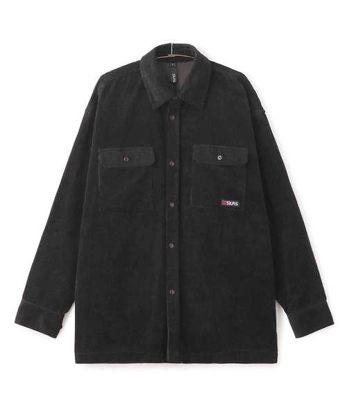 SILAS(サイラス)の「CORDUROY SHIRT JACKET(その他アウター・メンズ・ブラック/ネイビー/オフホワイト・MEDIUM/LARGE/X-LARGE)」の3枚目の写真