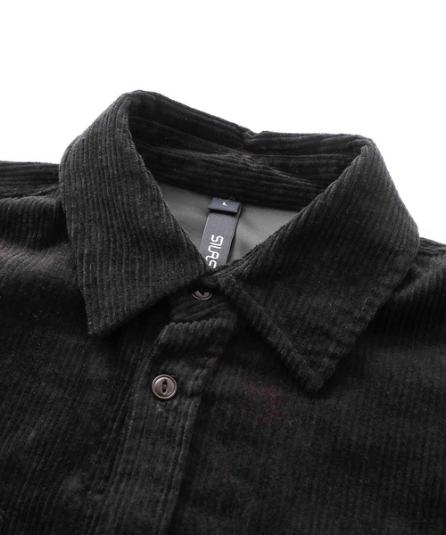SILAS(サイラス)の「CORDUROY SHIRT JACKET(その他アウター・メンズ・ブラック/ネイビー/オフホワイト・MEDIUM/LARGE/X-LARGE)」の9枚目の写真