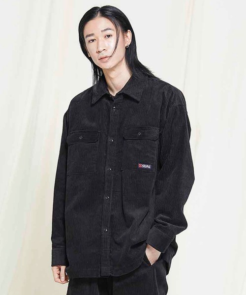 SILAS(サイラス)の「CORDUROY SHIRT JACKET(その他アウター・メンズ・ブラック/ネイビー/オフホワイト・MEDIUM/LARGE/X-LARGE)」の22枚目の写真