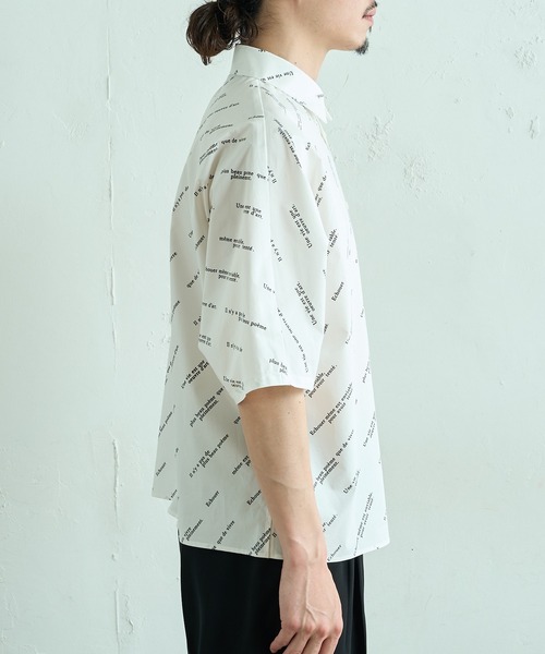 Lui's(ルイス)の「ジョルジュメッセージドルマンシャツ(シャツ/ブラウス・メンズ・ホワイト・SMALL/MEDIUM)」の3枚目の写真