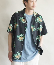 MANASTASH | MANASTASH × CAL O LINE / マナスタッシュ×キャルオーライン HAWAIAN SHIRT/JUNGLE FEVER ハワイアンシャツ アロハシャツ(シャツ/ブラウス)