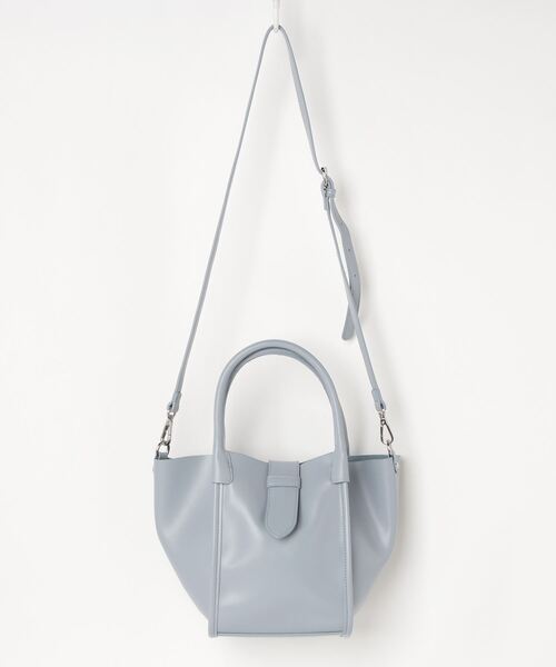 NANO universe（ナノユニバース）の「ショルダー付きトートバッグ（トートバッグ・レディース・ブラック/ベージュ/ブルー・FREE）」の3枚目の写真