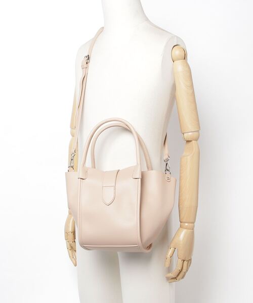 NANO universe（ナノユニバース）の「ショルダー付きトートバッグ（トートバッグ・レディース・ブラック/ベージュ/ブルー・FREE）」の5枚目の写真