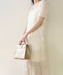 Diosfront | 楊柳シフォン無地ワンピース(ワンピース)