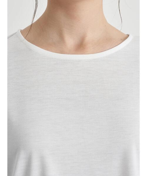 earth music&ecology（アースミュージックアンドエコロジー）の「袖フリルプルオーバー ＊（Tシャツ/カットソー・レディース・ラベンダー/ミント/オフホワイト/サックスブルー・FREE）」の9枚目の写真