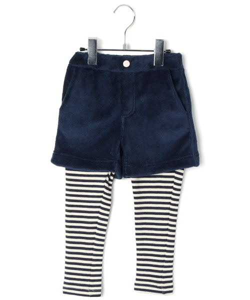 Smoothy（スムージー）の「Smoothy Layer Boa Pants / スムージー レイヤーボアパンツ（その他パンツ・キッズ・ベージュ/ネイビー・140/150/120/100/110/130/90）」の13枚目の写真