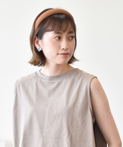 OVERRIDE（オーバーライド）の「【OVERRIDE】 RIB HEADBAND（ヘアバンド・レディース・ブラック/オレンジ/グリーン・FREE）」の11枚目の写真