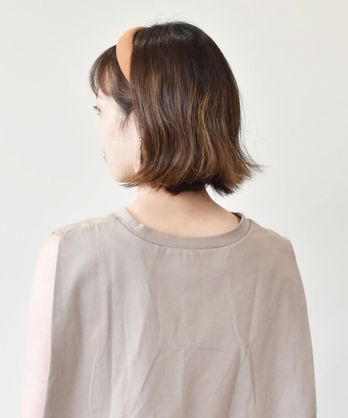 OVERRIDE（オーバーライド）の「【OVERRIDE】 RIB HEADBAND（ヘアバンド・レディース・ブラック/オレンジ/グリーン・FREE）」の5枚目の写真