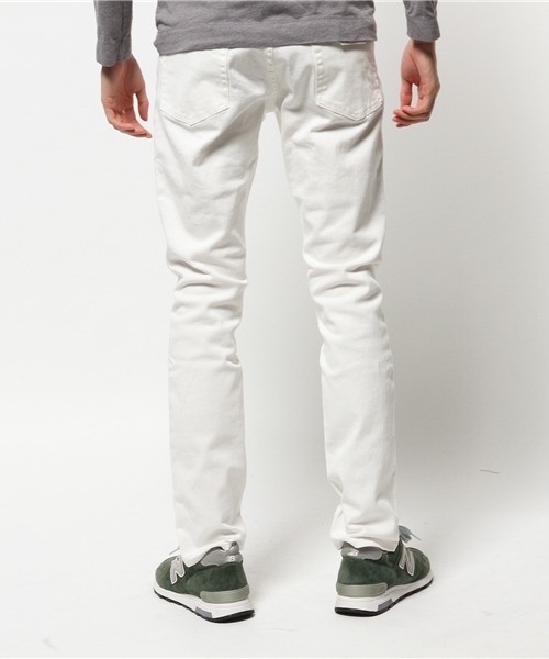 WEGO(ウィゴー)の「WEGO/ホワイトデニムスキニーパンツ(デニムパンツ・メンズ・ホワイト・SMALL/LARGE/MEDIUM)」の11枚目の写真