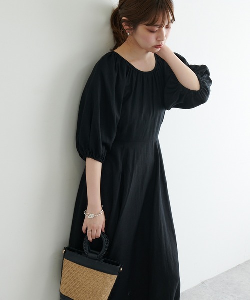 セール リネン混ねじりワンピース ワンピース Natural Couture ナチュラルクチュール のファッション通販 Zozotown