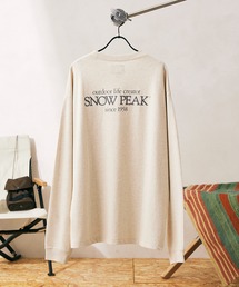 Snow Peak | 【Snow Peak×relume / スノーピーク】別注 Classic ロゴプリント ロングスリーブTシャツ(Tシャツ/カットソー)