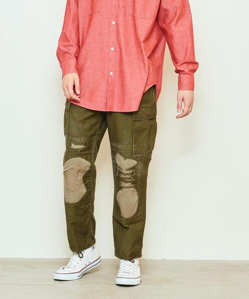 UNITED ARROWS & SONS(ユナイテッドアローズアンドサンズ)の「<UNITED ARROWS & SONS> 2070 MILITARY PANTS/カーゴパンツ(カーゴパンツ・メンズ・ブラック/オリーブ・S/M/L/XL)」の6枚目の写真