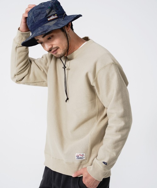 KRIFF MAYER(クリフメイヤー)の「ヘビーオンス裏毛クルー(スウェット・メンズ・レッド/オフホワイト/サンドベージュ/ロイヤルブルー/チャコール・MEDIUM/LARGE/X-LARGE)」の4枚目の写真