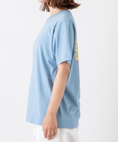 WEGO(ウィゴー)の「WEGO/サークルロゴバックプリントTシャツ(Tシャツ/カットソー・レディース・ホワイト/ブルー・SMALL/MEDIUM/LARGE/X-LARGE)」の13枚目の写真
