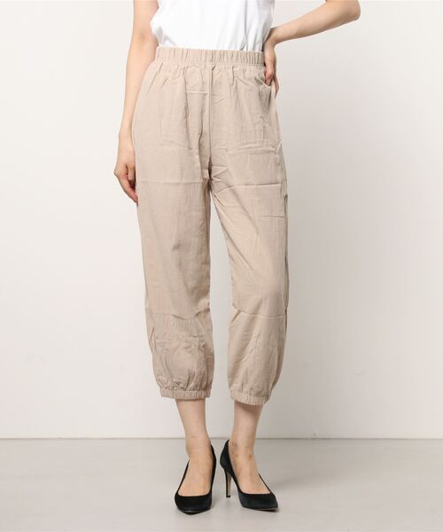 SFW(エスエフダブリュー)の「ジョガーパンツ スウェットパンツ(その他パンツ・レディース・ホワイト/ブラック/ベージュ/ネイビー/カーキ/イエロー/ダークグレー/テラコッタ・L)」の5枚目の写真