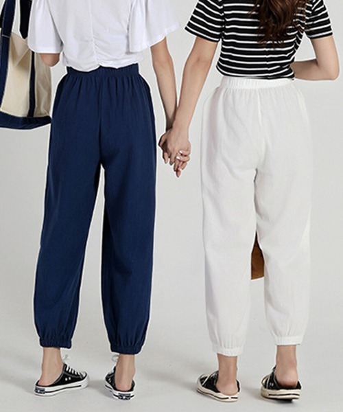 SFW(エスエフダブリュー)の「ジョガーパンツ スウェットパンツ(その他パンツ・レディース・ホワイト/ブラック/ベージュ/ネイビー/カーキ/イエロー/ダークグレー/テラコッタ・L)」の12枚目の写真