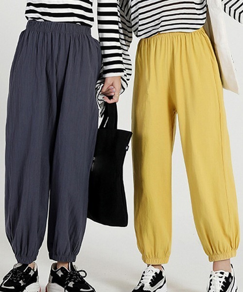 SFW(エスエフダブリュー)の「ジョガーパンツ スウェットパンツ(その他パンツ・レディース・ホワイト/ブラック/ベージュ/ネイビー/カーキ/イエロー/ダークグレー/テラコッタ・L)」の10枚目の写真