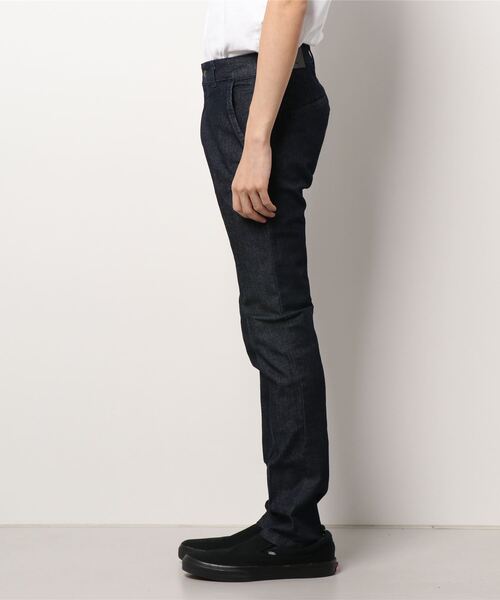 SISLEY(シスレー)の「スリムフィットストレッチデニムパンツ(デニムパンツ・メンズ・ダークインディゴブルー・46/48/50/44)」の2枚目の写真